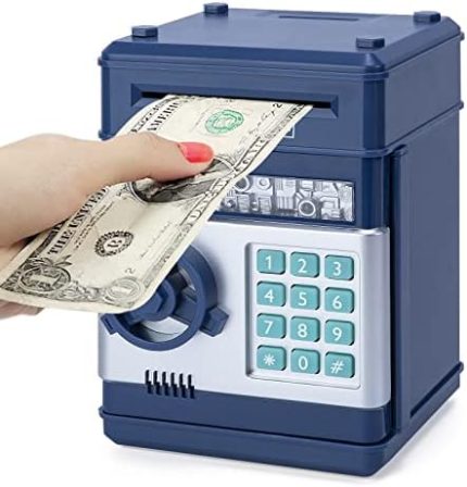 Electronic ATM Piggy Bank for Kids – Fun Cash and Coin Saving Toy with Password Lock